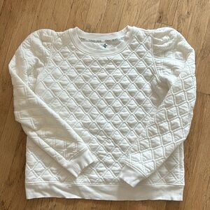 Tuckernuck Quilted Puff Sleeve Sweatshirt